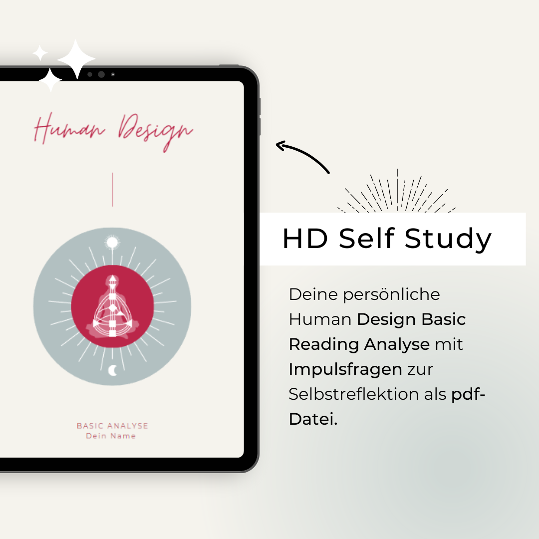 Self Study | Dein persönliches Human Design Booklet